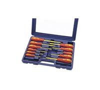 Draper Tools Jeu de tournevis isolé 11 pièces 1 000 V 69234
