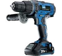 Draper B07h1 N2rgg Storm Force 20 V perceuse Marteau sans fil avec deux batteries Li-ion
