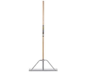 Draper Tools PLR/d'un aménagement paysager Râteau avec Manche en frêne, Bleu
