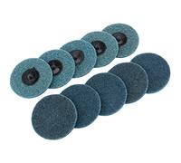 Draper Tools Scp3 fine Dix polycarbure abrasives, Bleu, 75 mm