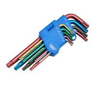 Draper Torx Étoile Sécurité Couleur Classement Clé Set 9 Pièce T10 À T50