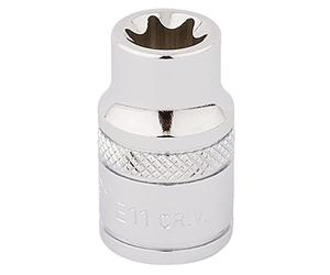 Draper Ts38/B E11 TX-STAR Socket, Bleu, 3/20,3 cm carré d'entraînement