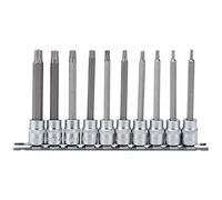 Draper TX-Star 16333 Lot de 10 embouts à douille carré 3/8" 100 mm