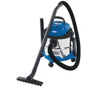 Draper Wdv15ss Aspirateur humide et sec, bleu, 15 litre