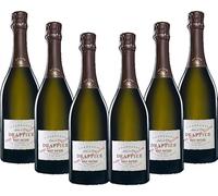 Drappier Brut Nature Sans Souffre - Lot de 6 bouteilles de 75 cl - Champagne