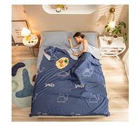 Draps de Sac de Couchage Sac De Couchage De Voyage Portable Ultraléger, Drap De Sac De Couchage Compact for Adulte, Literie D'hôtel De Voyage De Camping en Plein Air, for Quatre Saisons