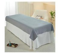 Draps de salon beauté avec ouverture for le visage, housses table massage spa douces for la peau, ensemble serviettes, décoration for coiffure pour Spa, Beauté(Color-04)