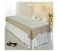 Draps de salon beauté avec ouverture for le visage, housses table massage spa douces for la peau, ensemble serviettes, décoration for coiffure pour Spa, Beauté(Color-06)