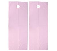 Draps de Table de Massage 2 pièces, draps de lit pour Salon de beauté, couverture de Table de Massage respirante pour Salon de beauté, hôtels, esthéticienne (Rose)