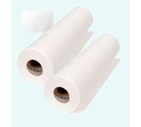 Draps d'examen- gaufré - Pure ouate Blanche - 2 rouleaux de 80 x 38 cm