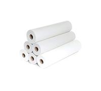 Draps D'examen Gaufré - Pure Ouate Blanche 2x18g/m² - Carton De 9 Rouleaux - Type 135 Formats - Dimension 50x35cm - Ft10032 - Fabricant Français