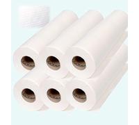 Draps d'examen- gaufré - Pure ouate Blanche - 6 rouleaux de 80 x 38 cm