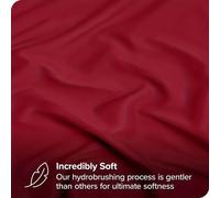 Draps en polyester de qualité supérieure - Ultra doux, poche profonde, 137 cm x 190 cm