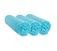 Draps housse 100% coton pour lit bébé/berceau/nacelle 40x80/40x90 cm - EASY DORT - Turquoise