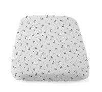 Draps Housse Chicco Next2me - Lot De 2 - Panda Noir
