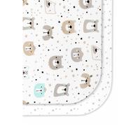 Draps Housse Couffin et Nacelle 35x75 cm Parure 2 Pcs 100% Coton - 2 Drap Housses Protégé Matelas Compatible avec Tous Les Bercea