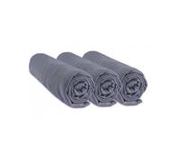 Draps housse - EASY DORT - 70x140 cm - 100% coton - Gris - Extensible