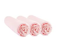 Lot de 3 Draps housse Bambou - 40x80 / 40x90 Couleur - Rose Rose
