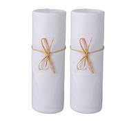 Draps housses bébé jersey bio blanc 60x120 - P'tit Basile - 100% coton bio - Élastique de maintien