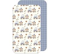 Draps Housses Cododo Compatible Neste Up - 100% Coton - Drap cododo Doux et Respirants - sans Produits Chimiques (Tracteur, 55 x 90 cm)