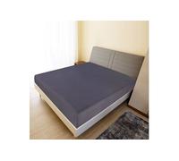 Vidaxl Draps-Housses Jersey 2 Pcs Anthracite 100x200 Cm Coton