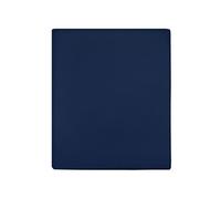 vidaXL Draps-housses Jersey 2 pcs Bleu marine 180x200 cm Coton136239 Bleu G