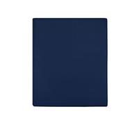 Draps-housses Jersey 2 pcs Bleu marine 90x200 cm Coton136231