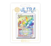 Drascore VSTAR 200/196 Arc en Ciel Secrète - Ultraboost X Epée et Bouclier 11 Origine Perdue - Coffret de 10 Cartes Pokémon Françaises