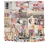 Draupnir 200Pcs Autocollants Scrapbooking Vintage, Rétro Scrapbooking Stickers et Papier Kit pour Bullet Journal Décoratifs, DIY Junk Journaling - Vintage
