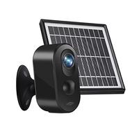 DRAUXI 3MP sans Fil Surveillance 4G caméra 3.5W Panneau Solaire CCTV IP Cam Batterie extérieure Mini Protection de sécurité Maison Tuya Détection de Mouvement(WiFi Solar Cam)