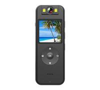 DRAUXI 4K HD Mini DV caméra de Sport enregistreur d'application la Loi 180 ° Rotatif Len corporelle avec Clip arrière vidéo sans Fil Randonnée, Marche(No TF card-01)