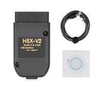 DRAUXI Câble de Diagnostic OBD2 for Scanner 25.3, multilingue, Hex V2, COM 24.7 Facile à Utiliser