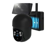 DRAUXI Caméra de sécurité 4G 1080P caméra IP Solaire CCTV Smart Home détection Mouvement vidéo Surveillance Vision Nocturne Batterie extérieure Détection de Mouvement(Only 4G Camera)