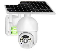 DRAUXI Caméra extérieure 3G 4G Batterie intégrée 1080P caméra IP de sécurité sans Fil Solaire PIR Surveillance dôme Vitesse Mouvement Humain Détection de Mouvement(WiFi x Battery x 32G)