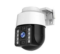 DRAUXI Caméra IP 8MP 4K extérieure HD 5MP H.265 CCTV caméra de sécurité AI Suivi Automatique 1080P système Surveillance vidéo P2P Détection de Mouvement(8MP NO SD Card)