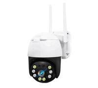 DRAUXI Caméra PTZ 4K 8MP 5MP, détection Humaine, Audio bidirectionnel, Vision Nocturne Couleur, Suivi Automatique, caméras de Surveillance Détection de Mouvement(8MP Camera add 128G)