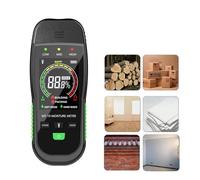 DRAUXI Détecteur numérique d'humidité du Bois avec écran LCD rétroéclairé, détecteur de Briques et béton for Murs Écran LCD et alertes