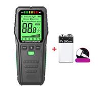 DRAUXI Humidimètre inductif for Bois, testeur électrique numérique, Mesure des Ondes électromagnétiques, écran LCD Écran LCD et alertes(MT28 with Battery)