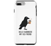 Draven Raven Coffee Design - Bonjour l'obscurité Mon Vieil Coque pour iPhone 7 Plus/8 Plus