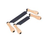 Draw Knife, Tungsten Steel Wooden Handle Straight Type Safe Durable Draw Shave Knife Woodworking Debarking Hand Tool for Draw Shave Tool(10in)