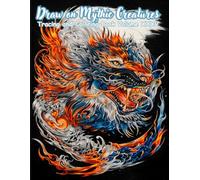 Draw on Mythic Creatures Tracing and Coloring Book Volume XXXV: 50 Detailed Fantasy Designs for Relaxation and Focus - Trace the Lines, Enhance Your ... Bleed-Proof Pages for Markers and Pencils