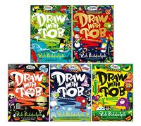Draw With Rob Collection 4 Books Set By Rob Biddulph(Draw with Rob, At Christmas, Build a Story, Monster Madness)