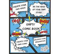 Draw Your Own Comic Book: Thoughtful Fox Blank Comic Book for Kids - 100 Pages to Create Your Own Comics | Drawing Book for Boys & Girls to Draw ... Gift for Kids Who Love to Make Comics | A4