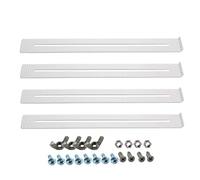 Drawer Bottom Support - Aluminium Frame Reinforcement Clamp Module, Bedroom Cabinet Chipboard, Repair Kit, Furniture Base Rail Alignment Strength System, Dresser Shelf Structural Mount Fix Bracket