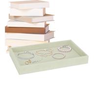 Drawer Jewelry Organizer Velvet Insert Container Earrings Bracelet Case