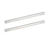 Drawer Slides Side Mount Full Extension 3 Fold Ball Bearing Runners Tracks 27 Series IDA77 400mm for Game Consoles Medical Electronics Industry
