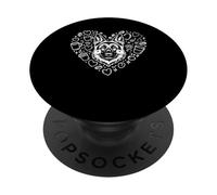 Drawing Art German Shepherd Coffee GSD PopSockets PopGrip Adhésif