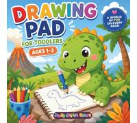 Drawing Pad for Toddlers Ages 1-3: Big and Simple Dinosaur-Themed Activity Book for Little Hands, with Drawing, Tracing Shadow, Matching, Scribbling & Doodling Fun