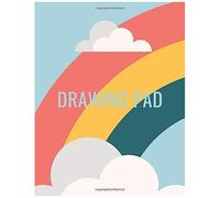 Drawing Pad: Sketchbook For Drawing, Doodling, And Design,100 Large Blank Pages, 8.5"X11" White Bordered Sheets