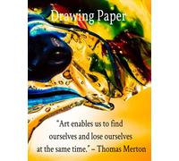 Drawing Paper: Abstract Art Cover Drawing book: Perfect Notebook for Drawing, Writing, Painting, Sketching or Doodling (Vol. 2)